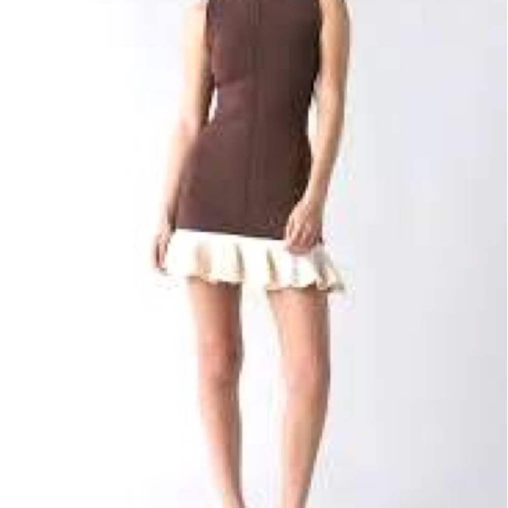 En Saison Ingrid ruffle hem knit